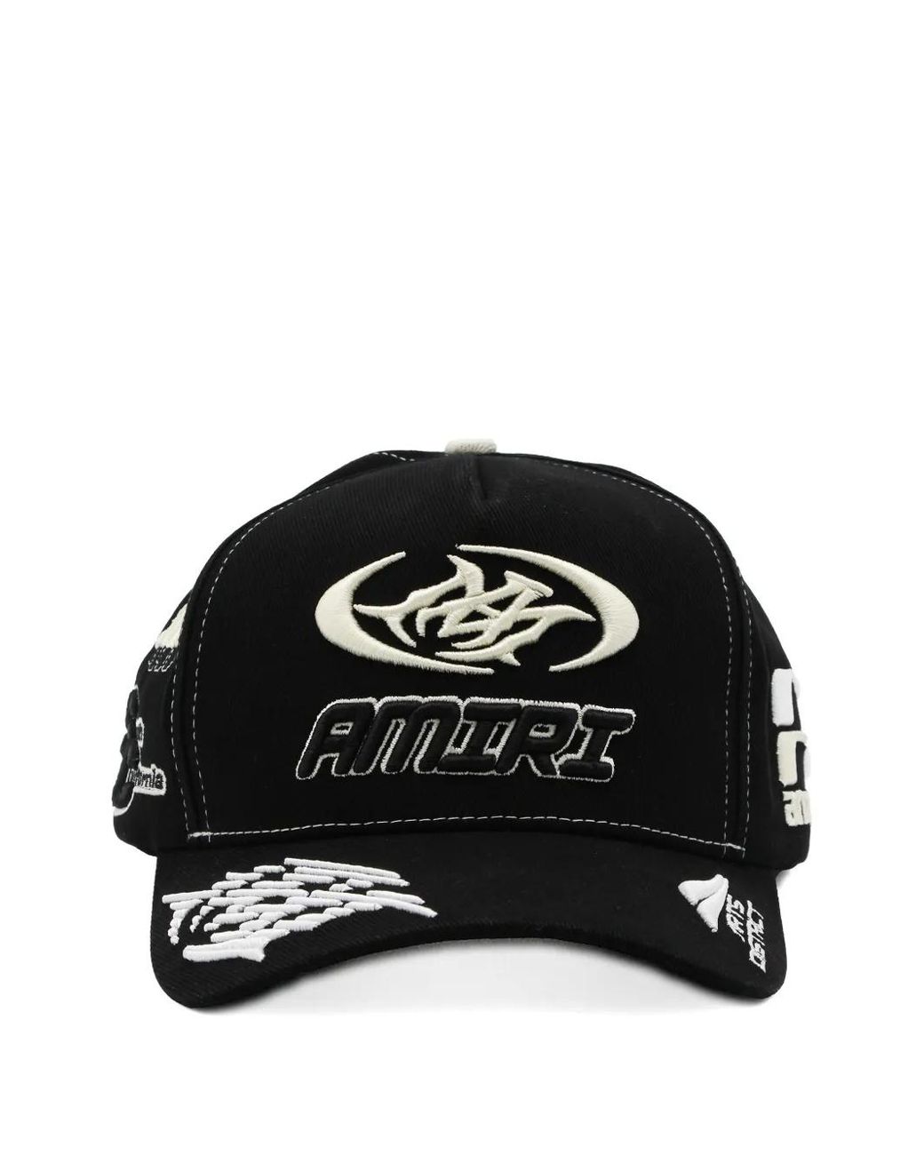 Amiri Black Logo Baseball Cap for men