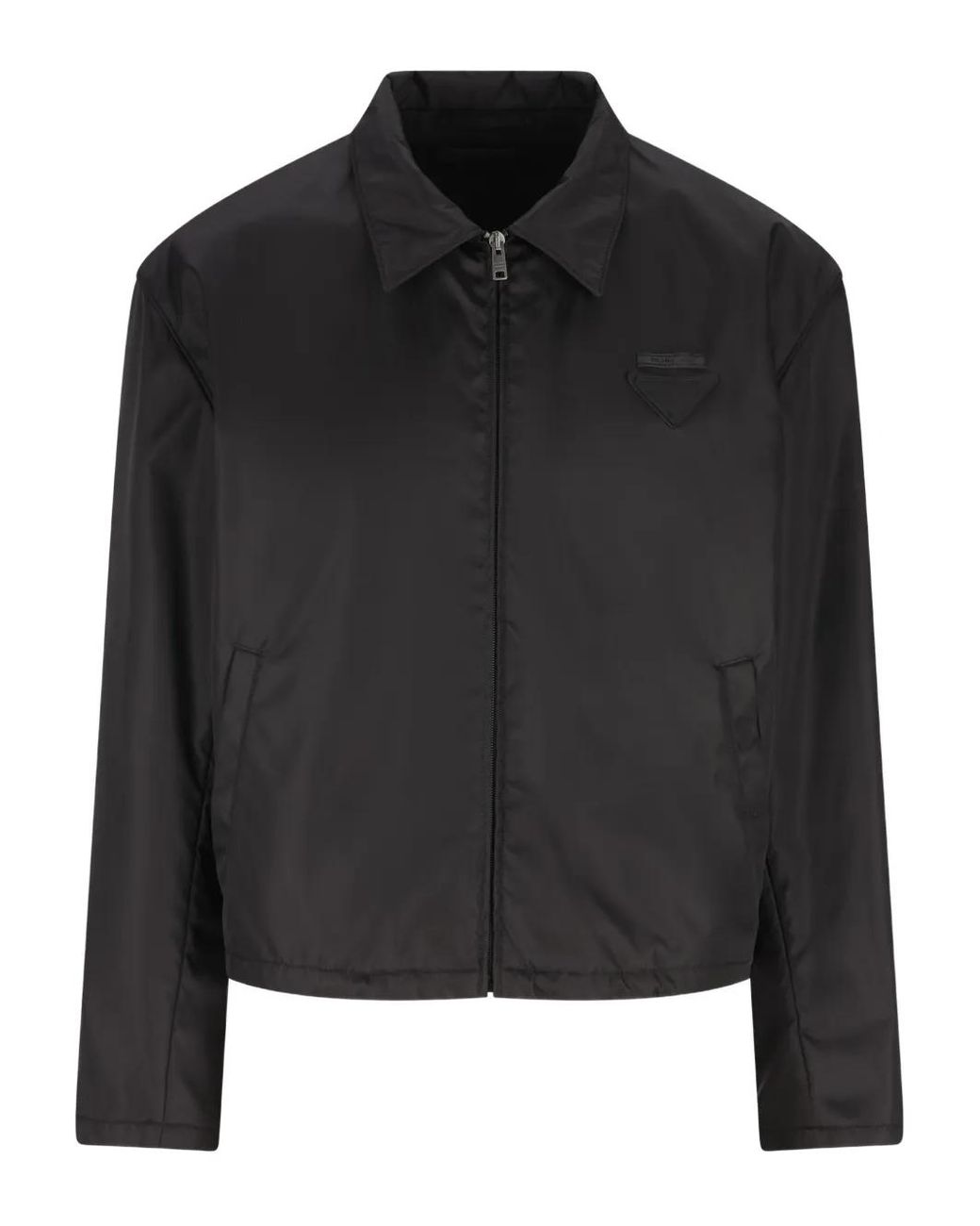 Cazadora De Re-Nylon Prada de hombre de color Black