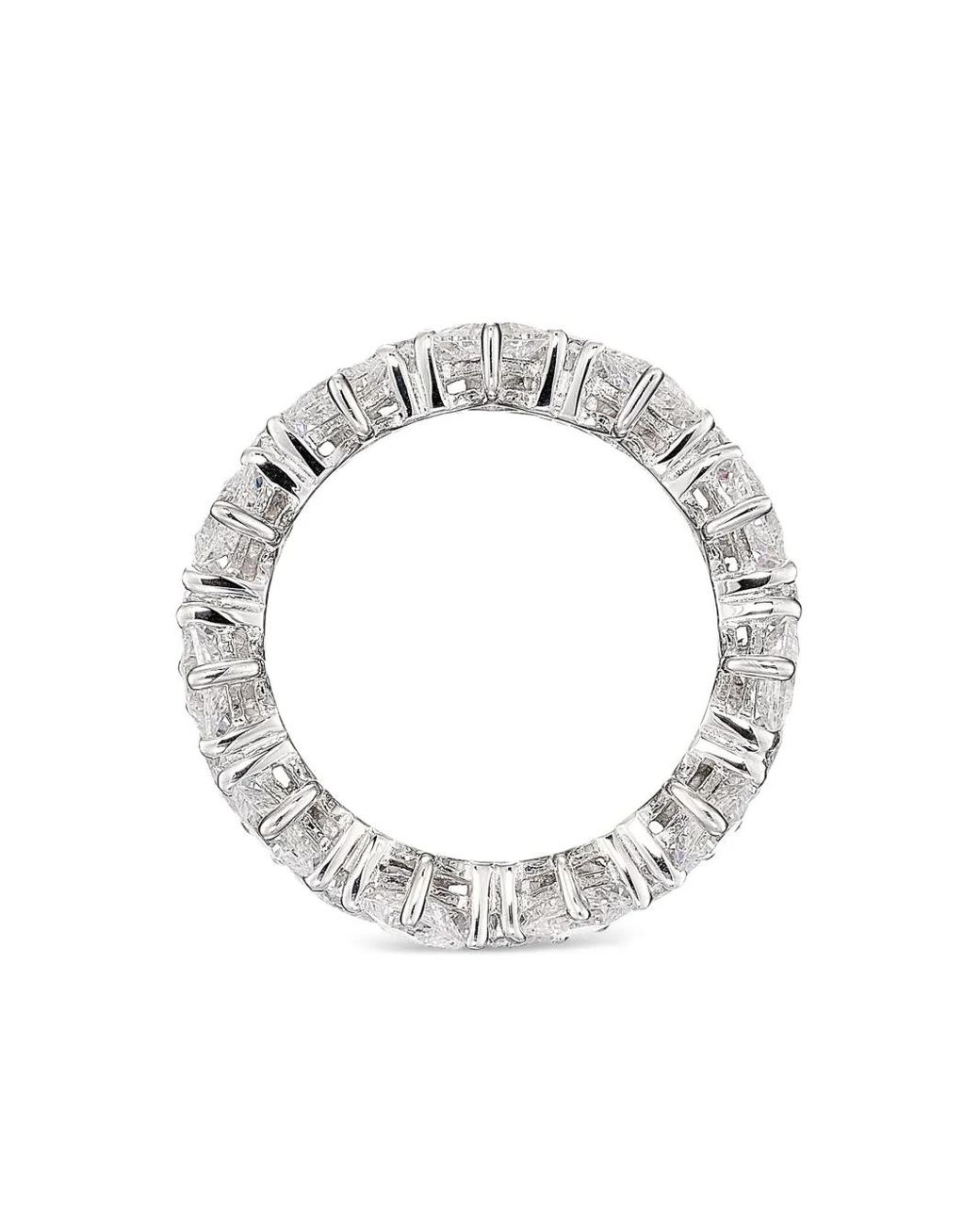 Anabela Chan White Eternity Princess Diamond Ring