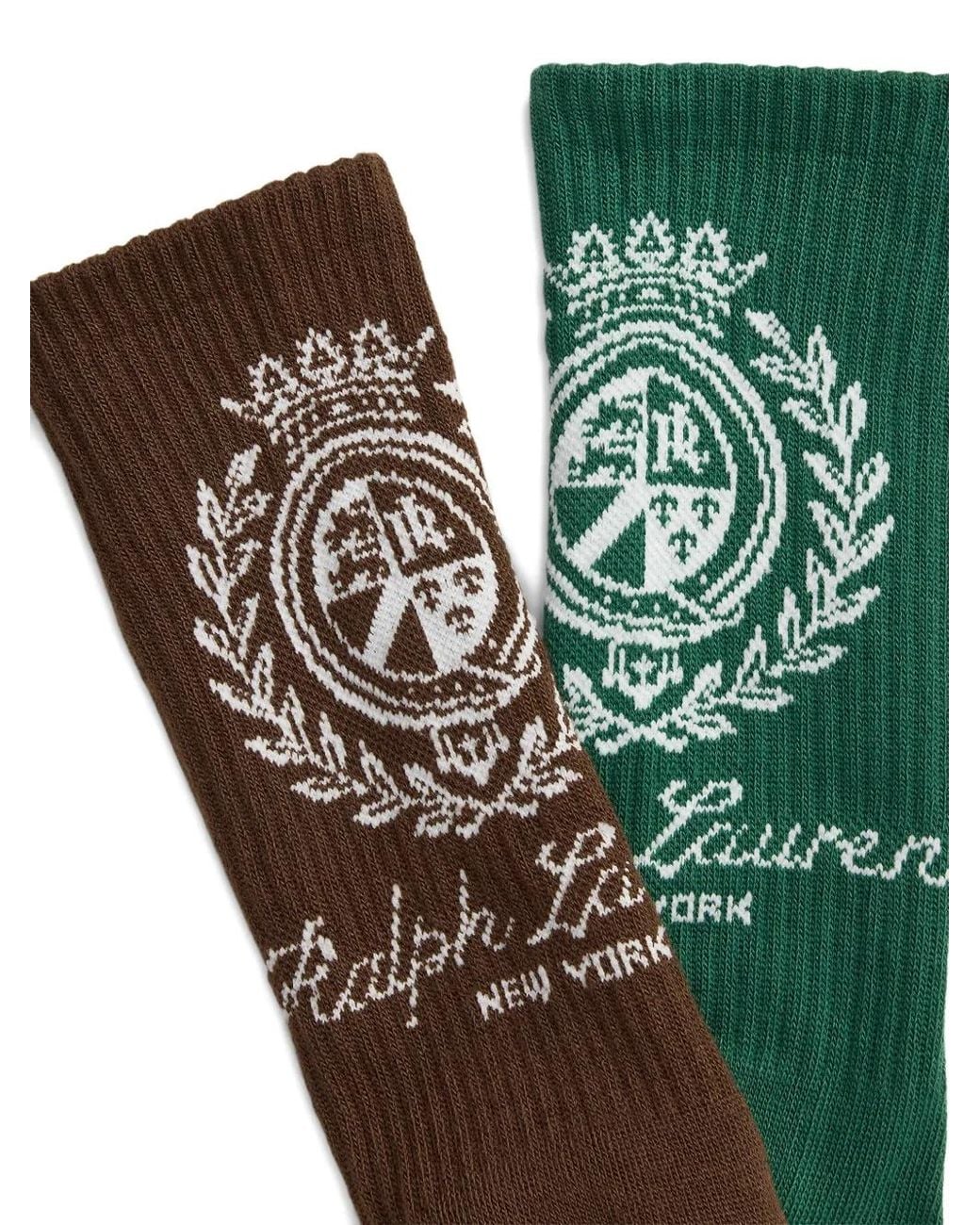 Polo Ralph Lauren Logo-Detail Socks (Set Of Six) in White for Men | Lyst