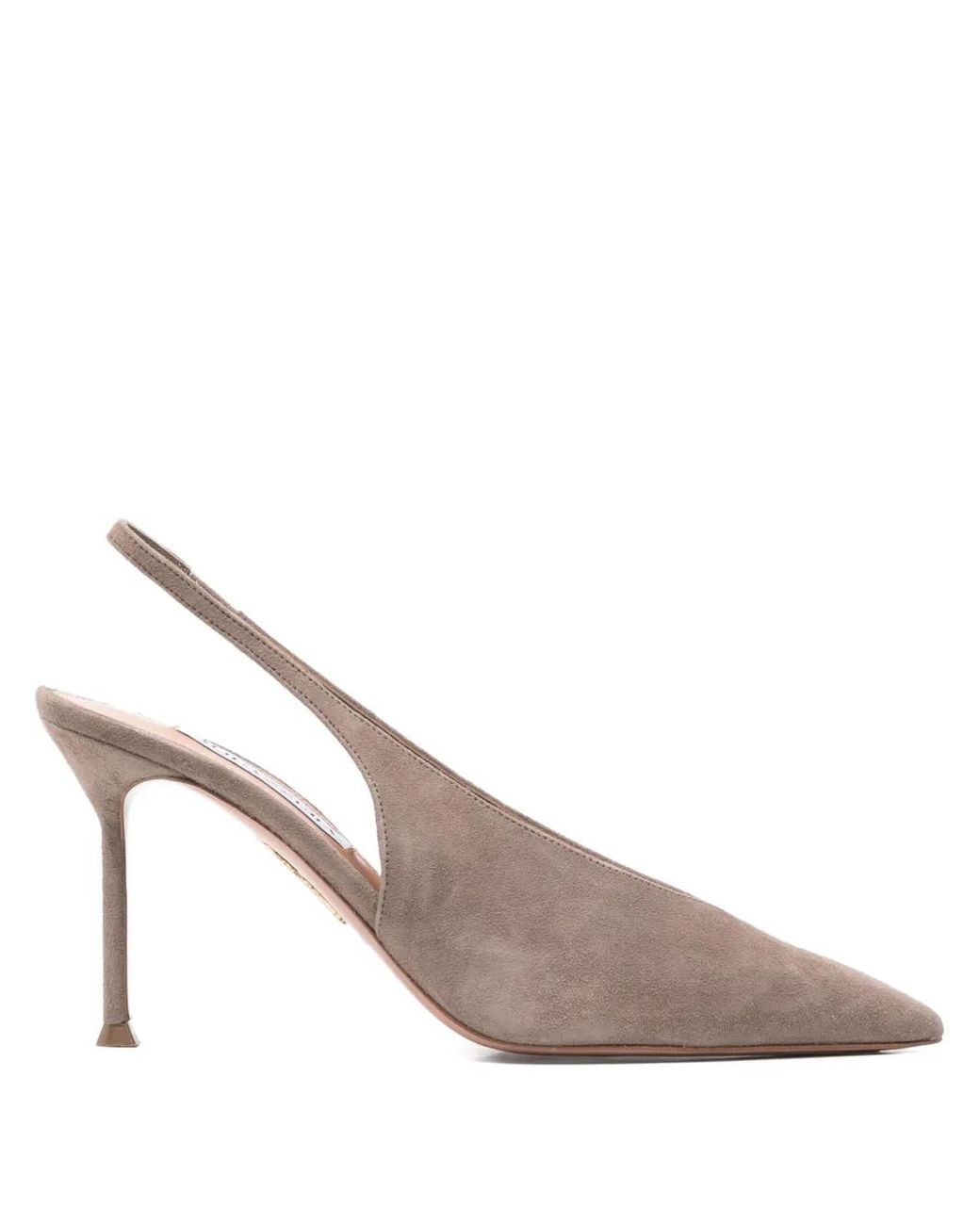 Aquazzura White Voltaire Slingback Pumps