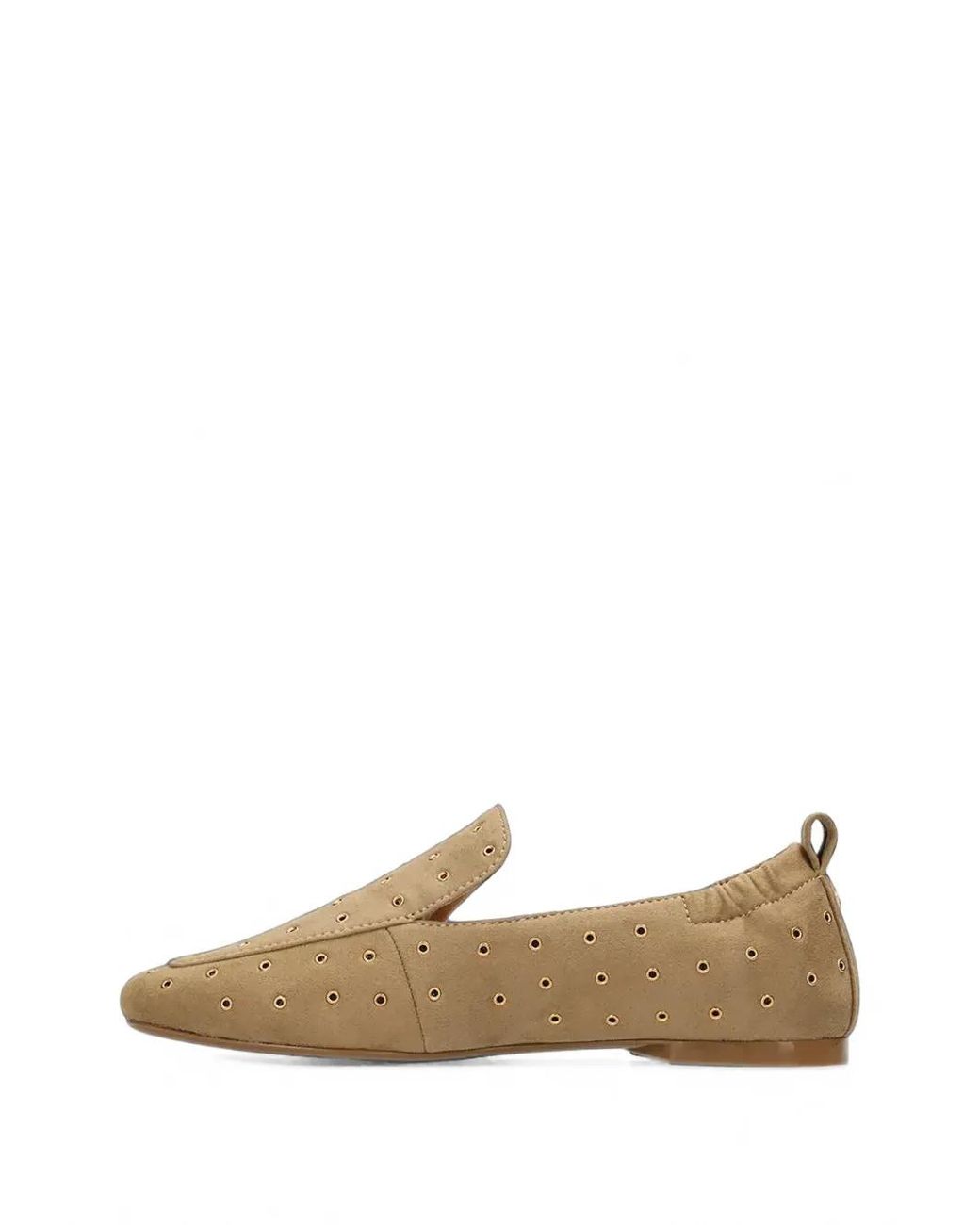 Mexx Natural Eyelet-Embellished Slip-On Loafers