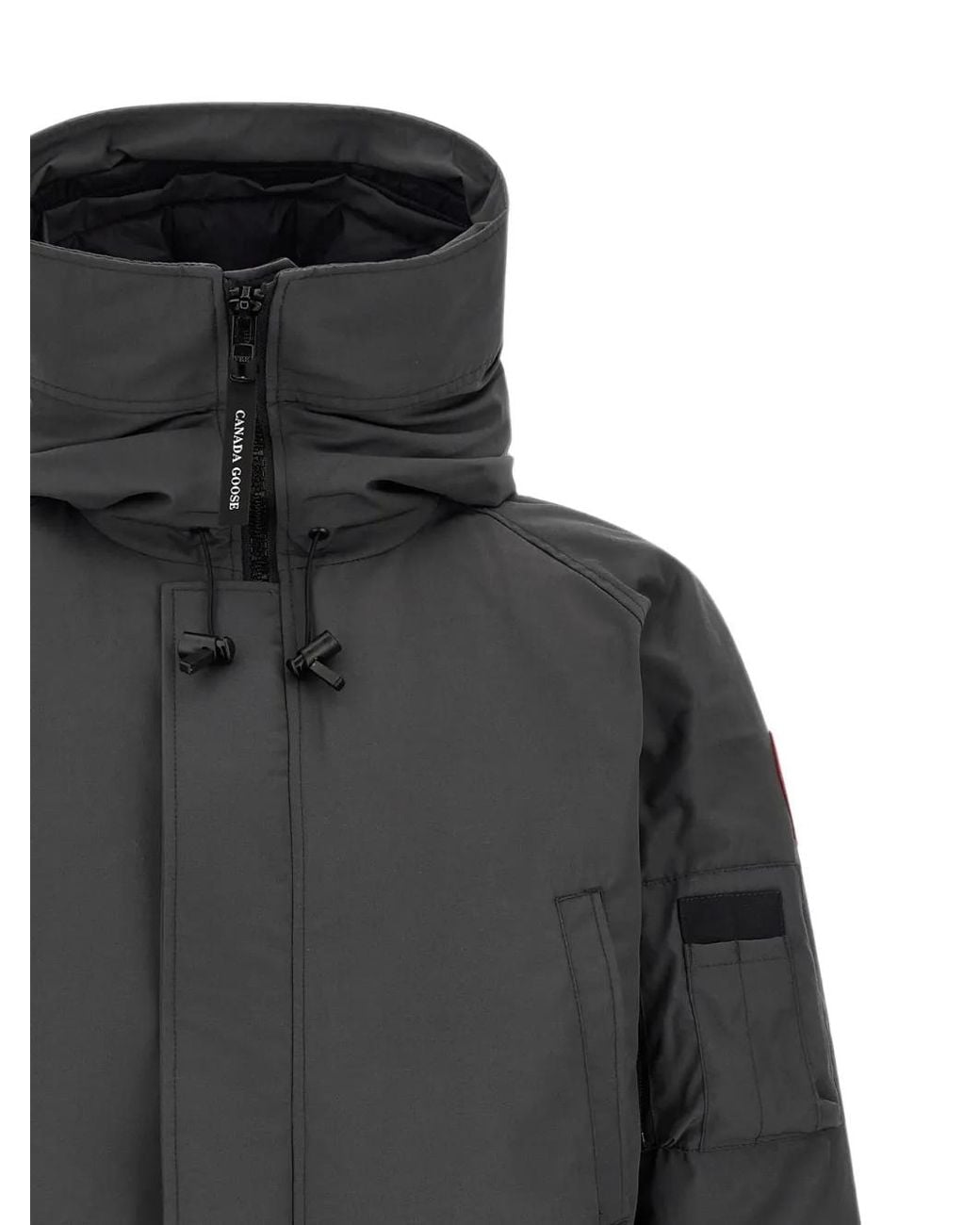 Canada Goose Gray Chilliwack Hooded Puffer Jacket for men