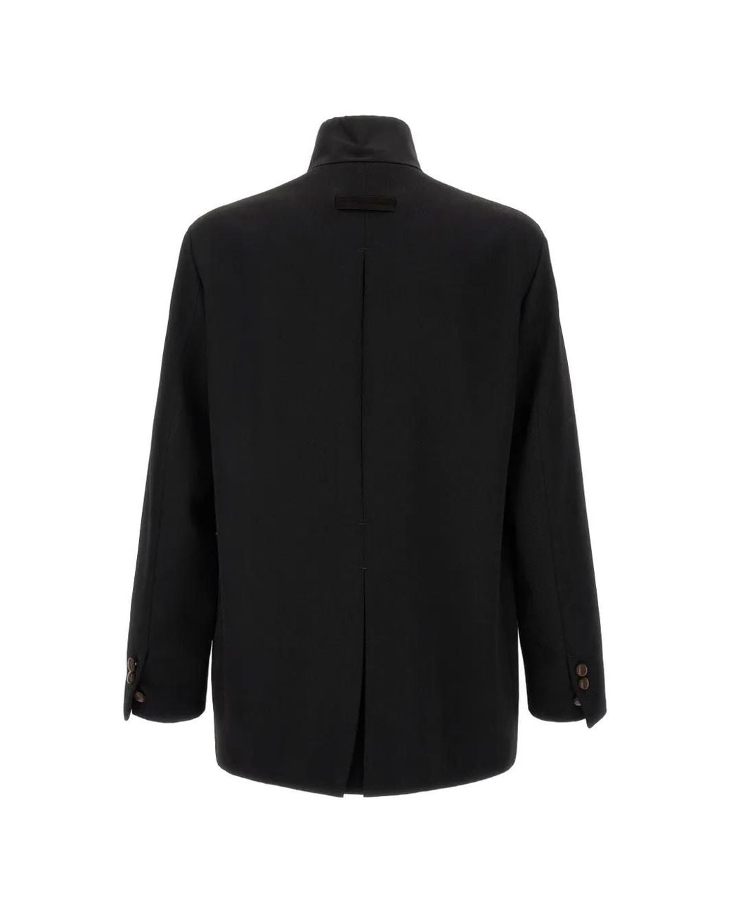 Zegna Black Wool Chore Jacket for men