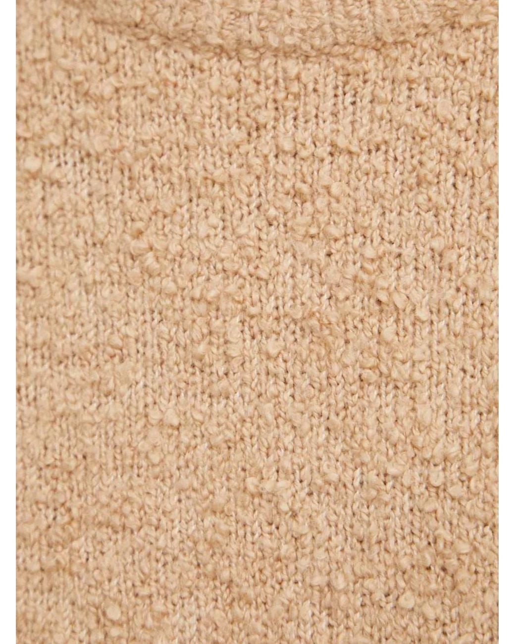 Michael Kors Black Bouclé-Knit Crew-Neck Sweater for men