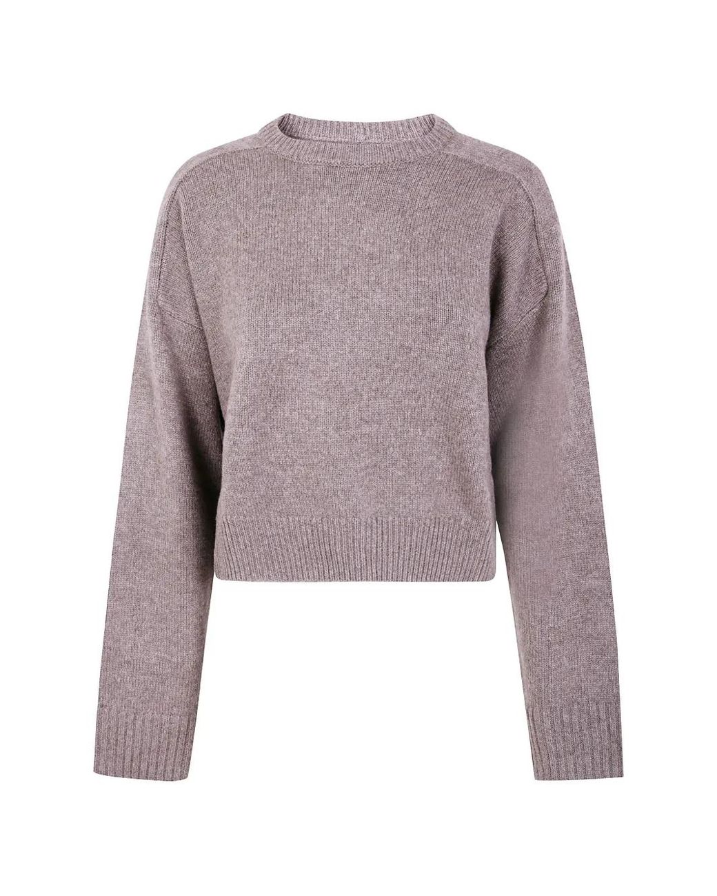 Loulou de Saison Purple Bruzzi Cropped Sweater