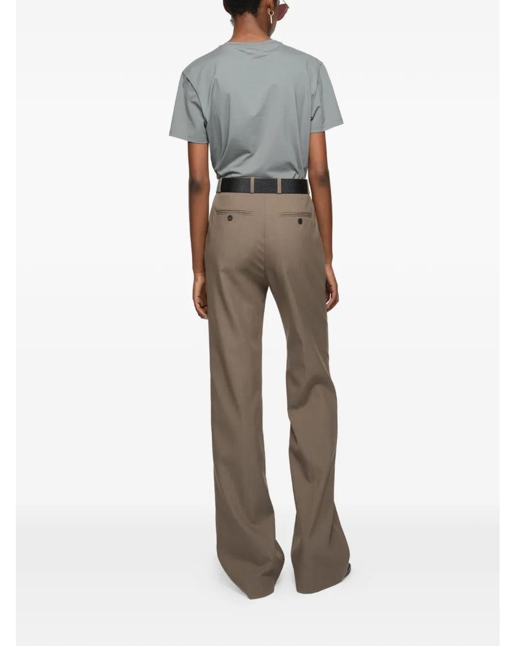 Acne Gray Button Trousers