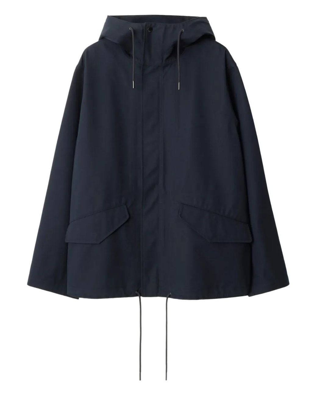 Burberry Oversized Jack Met Capuchon in het Blue voor heren