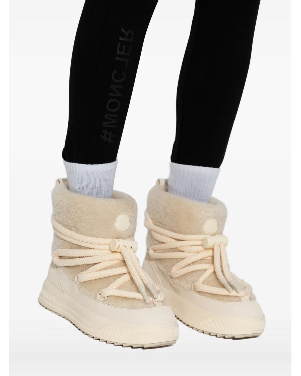 Moncler Natural Altive Mid Snow Boots