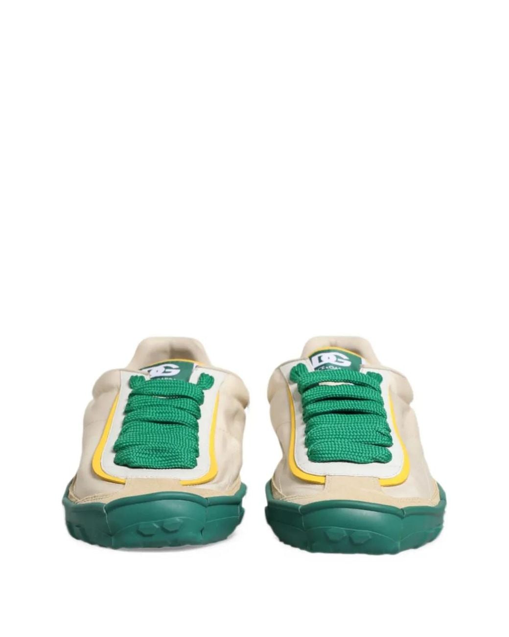 Dolce & Gabbana Green Old Runner Low-Top Sneakers for men