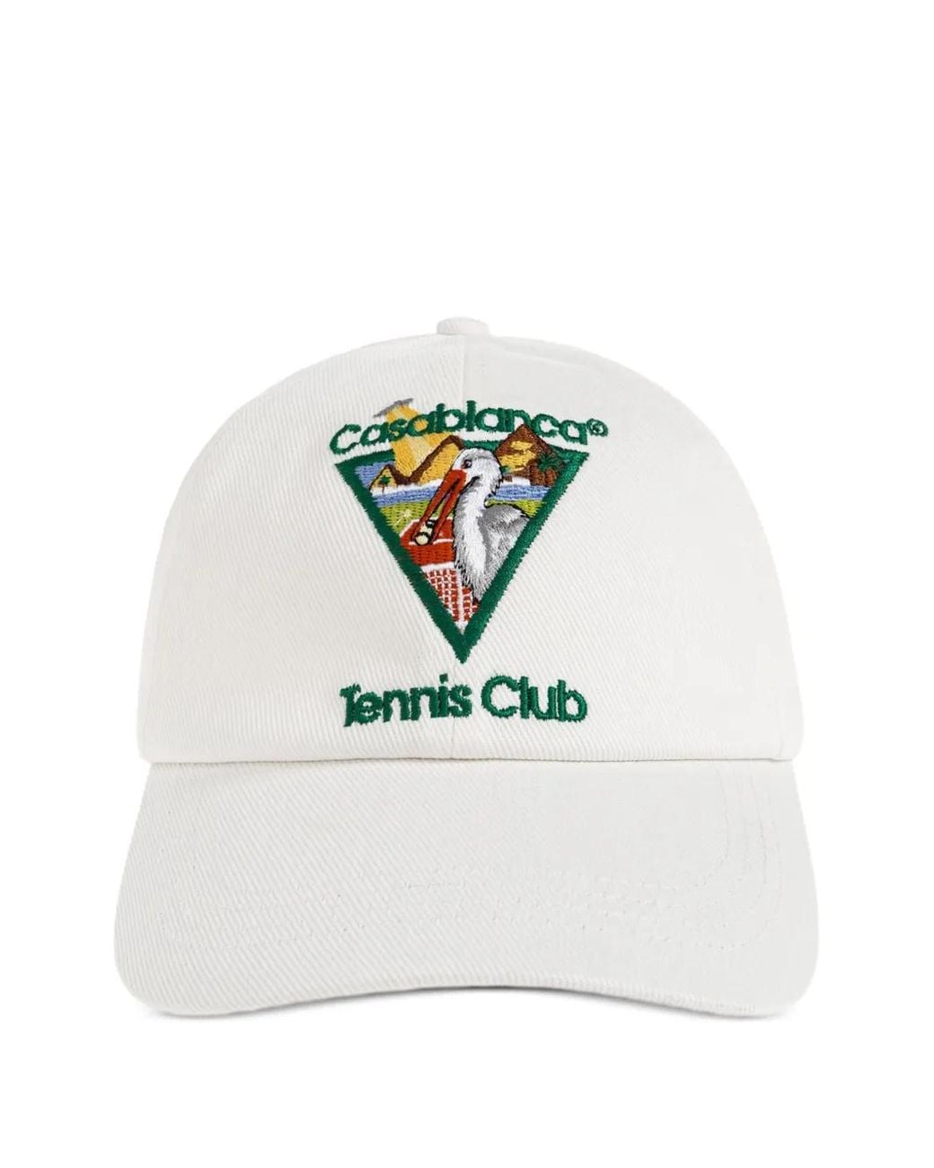 Casablanca White "Pyramid Abduction Tennis" Cap