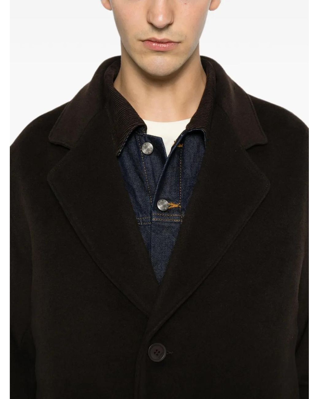 Sobretodo William Con Botones Sandro de hombre de color Brown