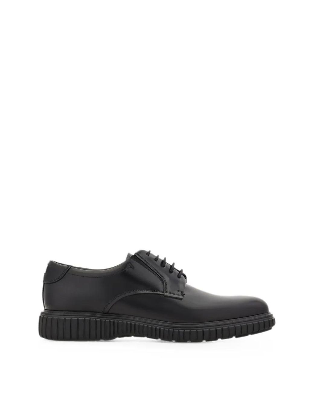 Ferragamo Black Casual Derby Shoes for men