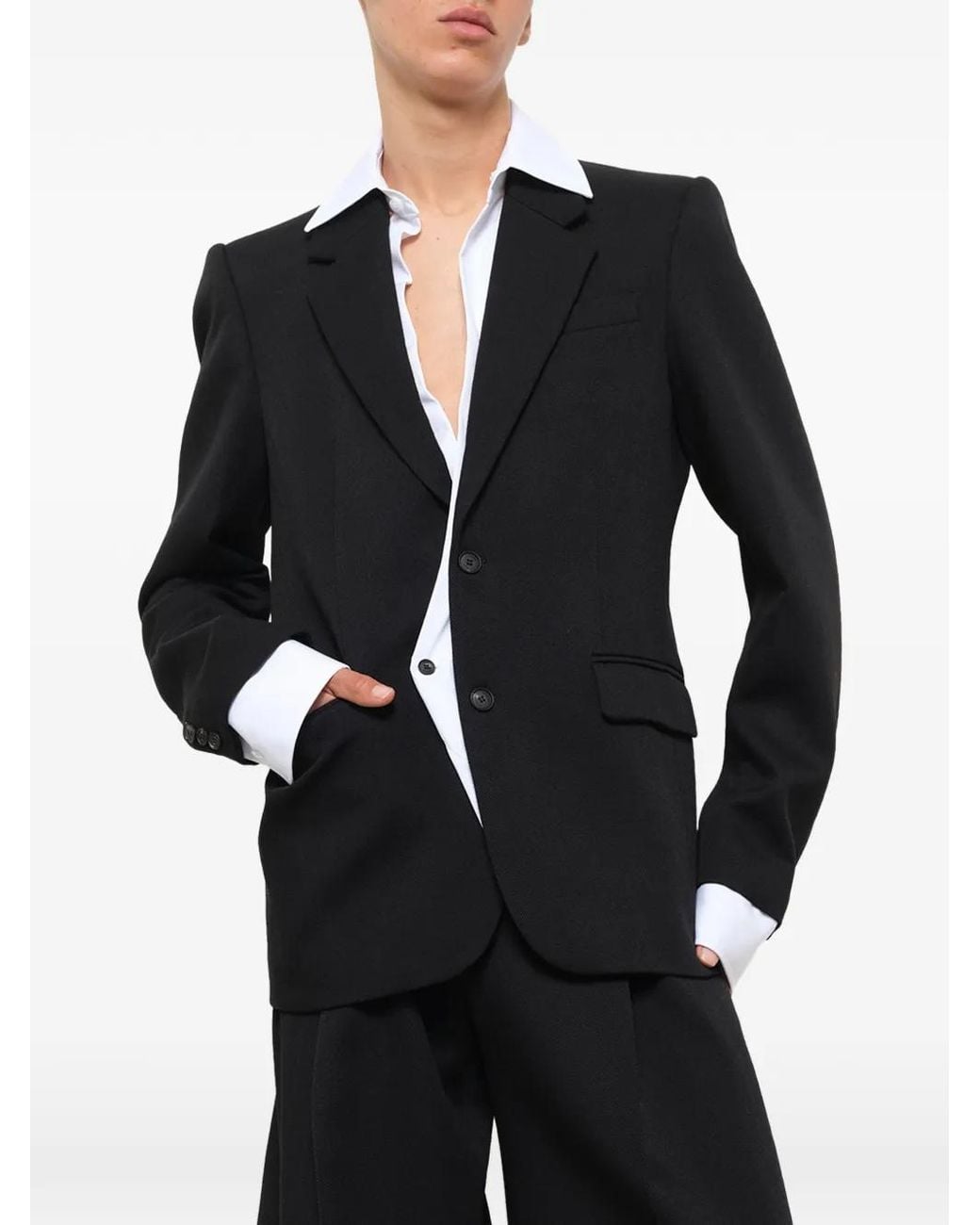 Egonlab Black Illusion Tailored Jacket for men
