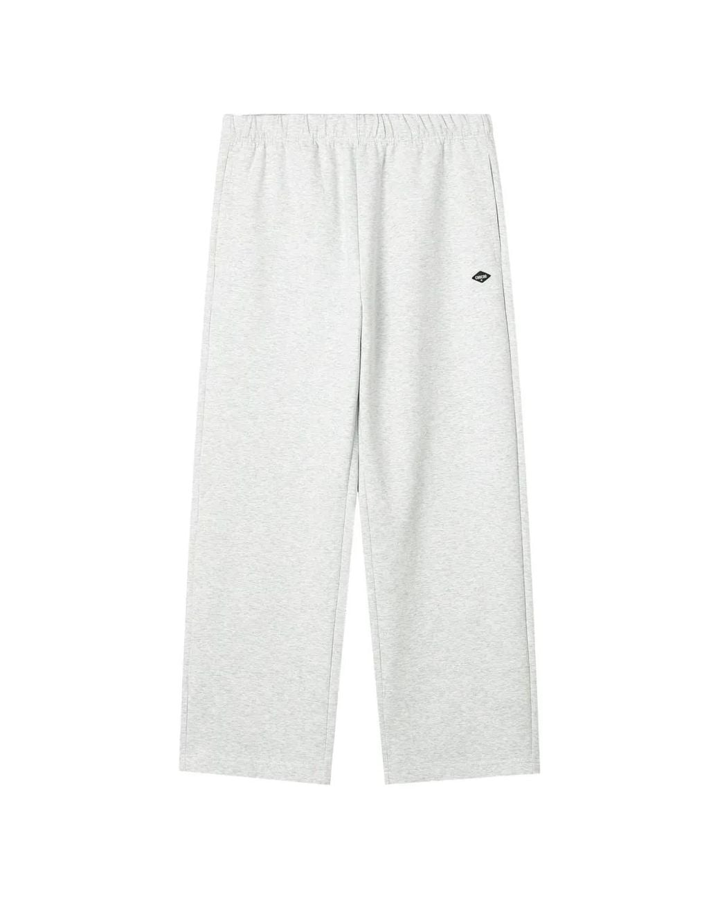 Chocoolate White Logo-Patch Track Pants for men