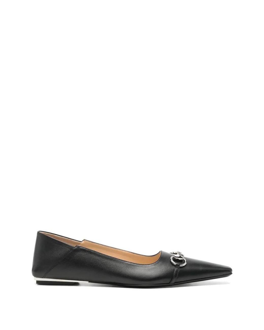 Gucci Black Vittoria Ballet Flats