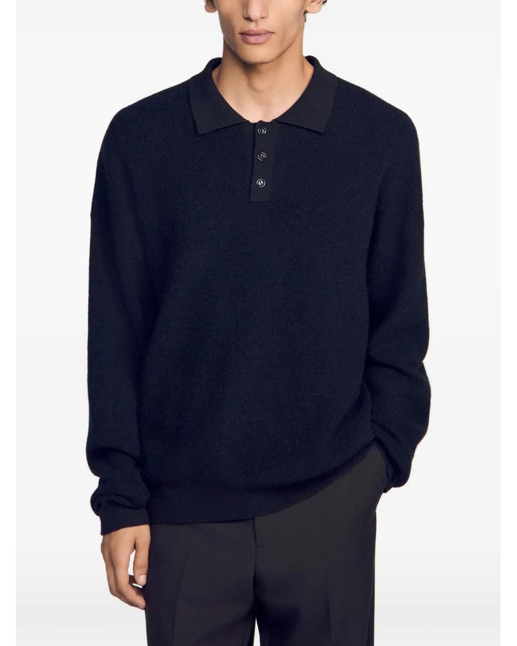 Polo di Sandro in Black da Uomo