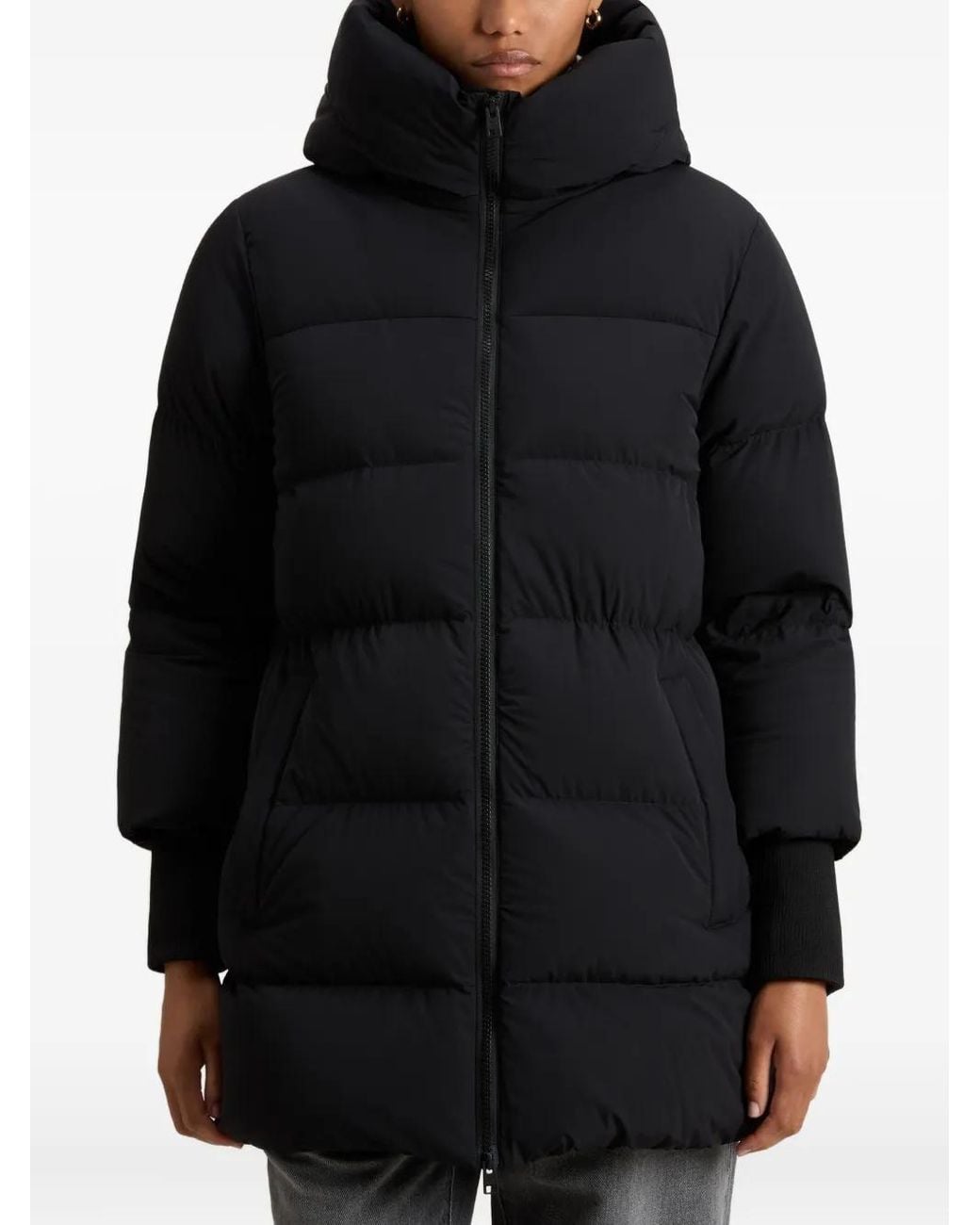 Woolrich Black "Cloud Madison" Coat