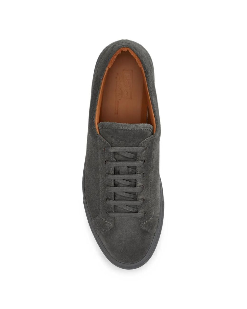 Polo Ralph Lauren Gray Jermain Calf-Suede Trainers for men