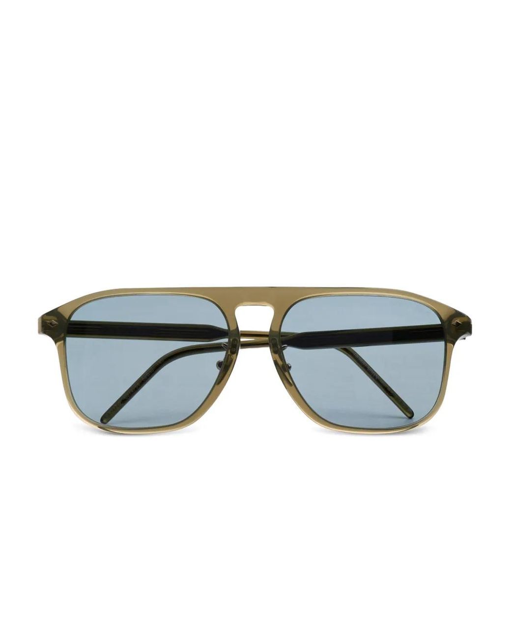 Giorgio Armani Blue Square-Frame Sunglasses for men