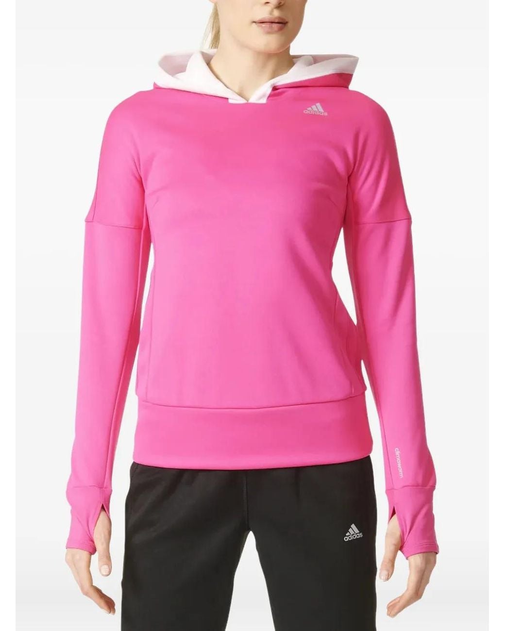 Adidas Pink Response Climawarm Astro Hoodie
