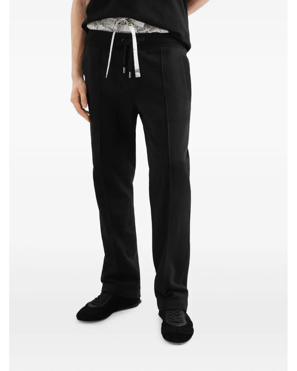 Dolce & Gabbana Black Jersey Jogging Trousers for men