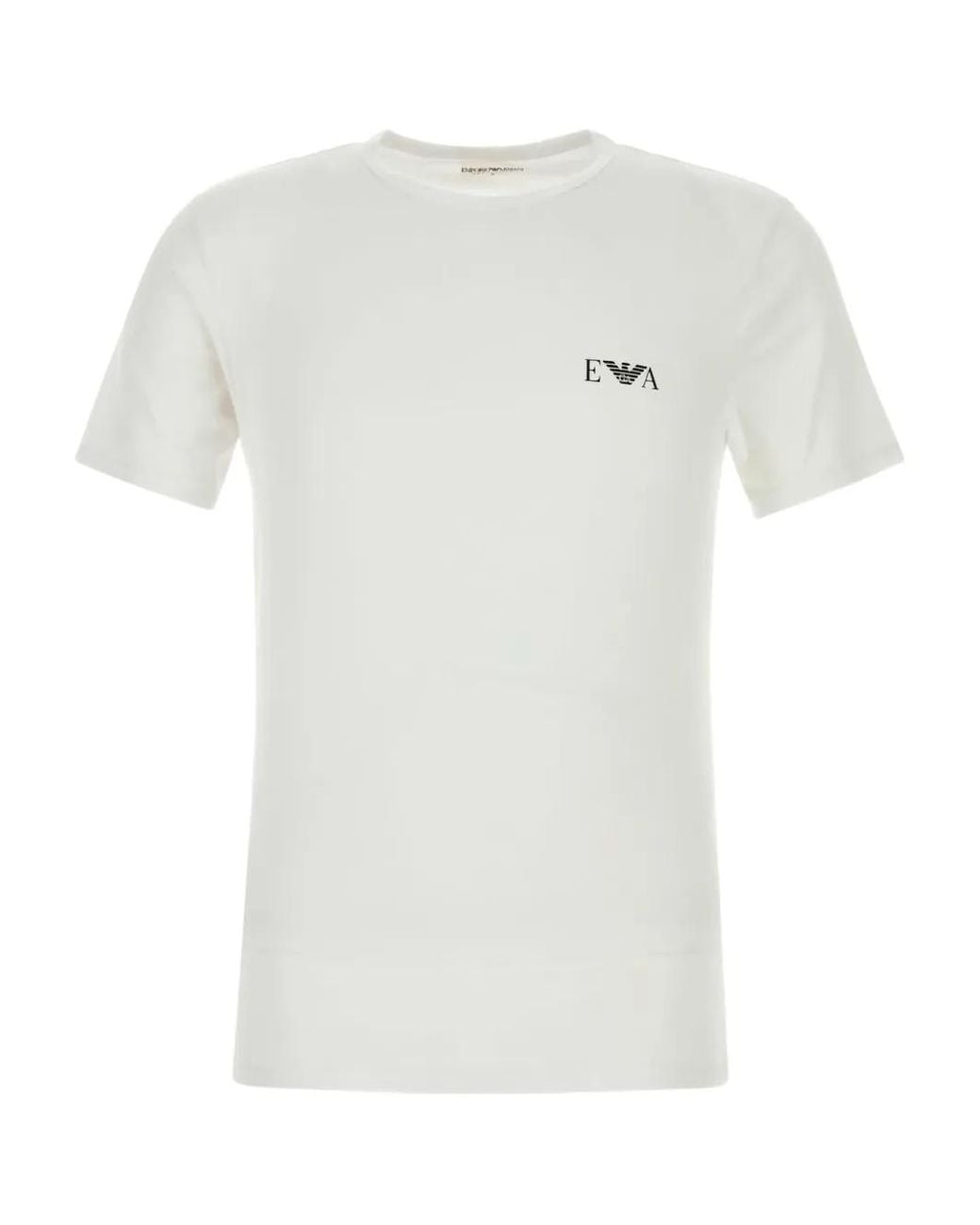 Emporio Armani White 2-Pack Crew Neck T-Shirt for men