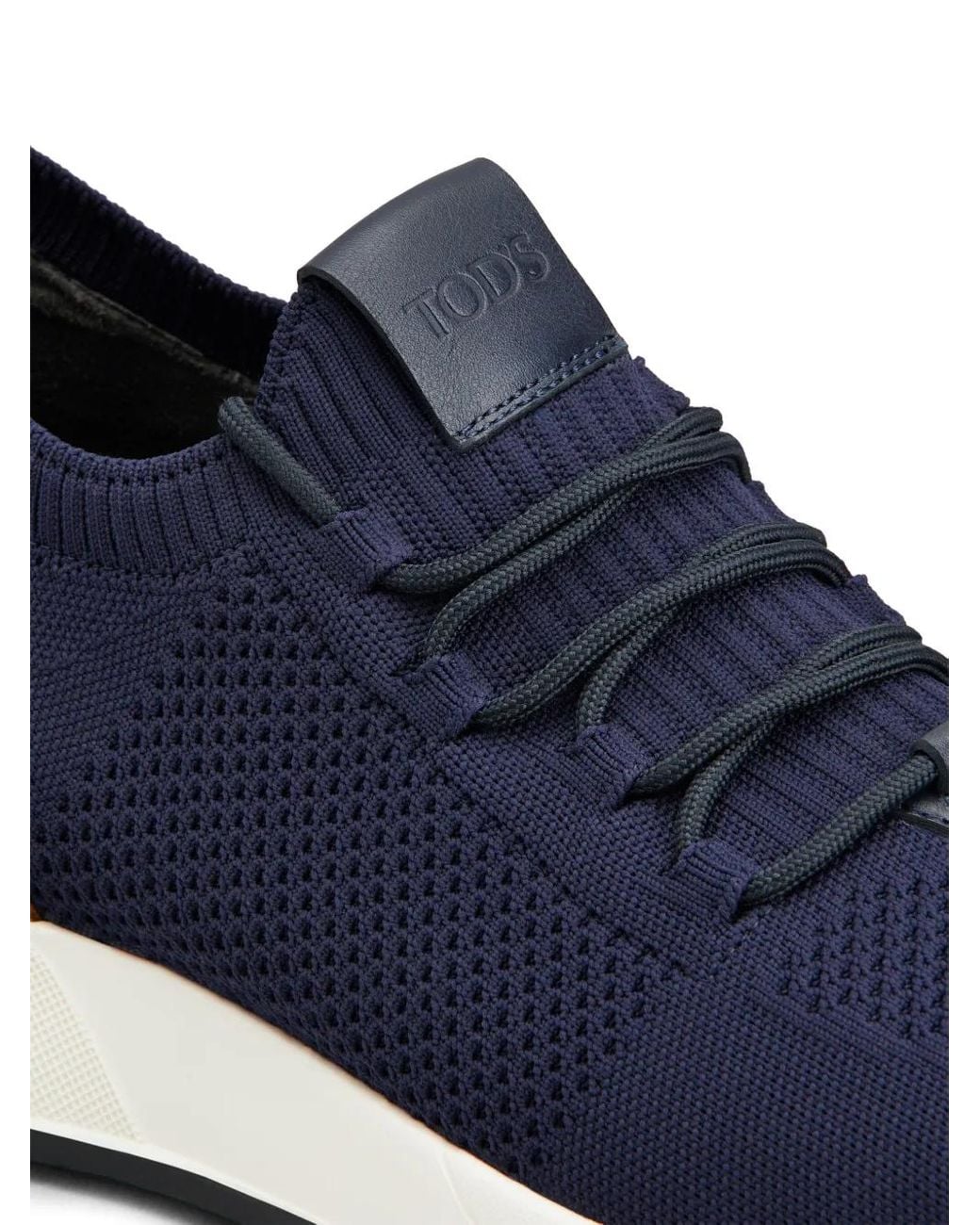 Tod's Blue Sock Sneakers In Technical Fabric And Leather for men