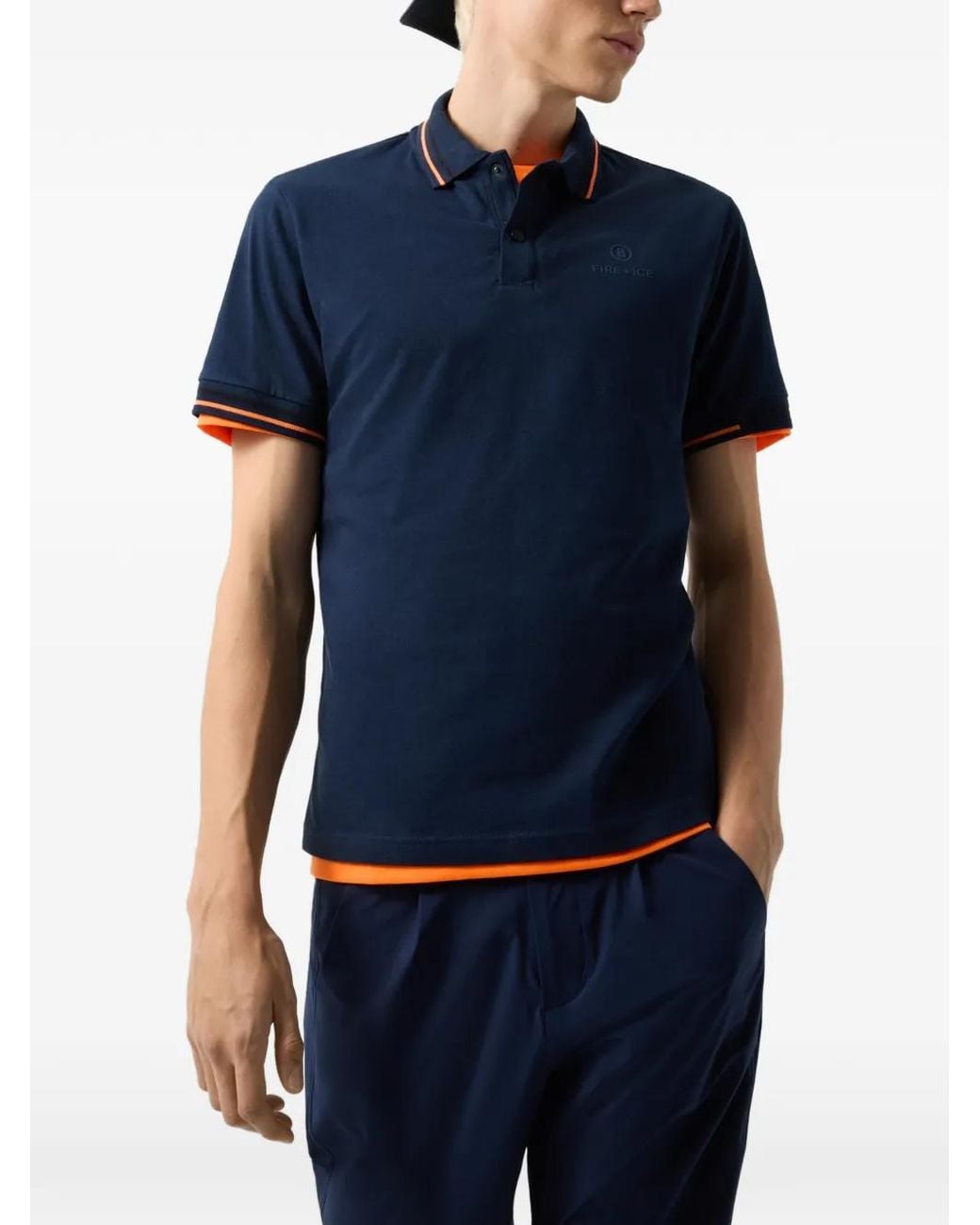 Polo Arjan Bogner Fire + Ice de hombre de color Blue