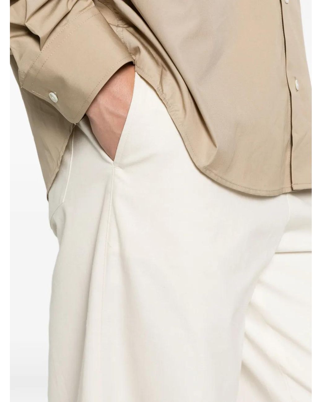 A.P.C. Broek Met Elastische Taille in het White voor heren