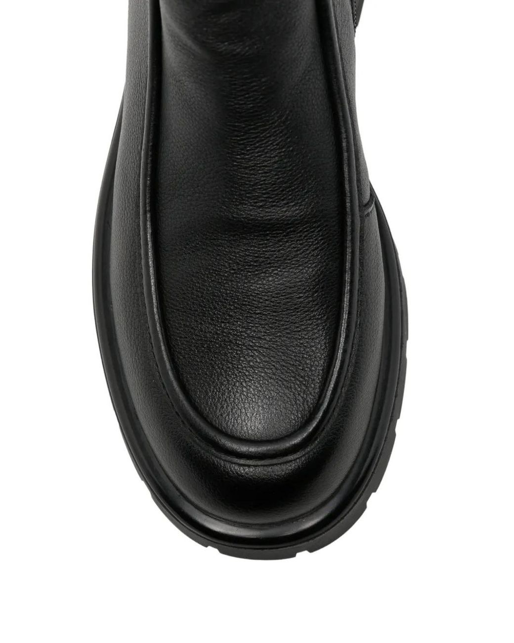 Linda Baumann Black Leather Ankle Boots