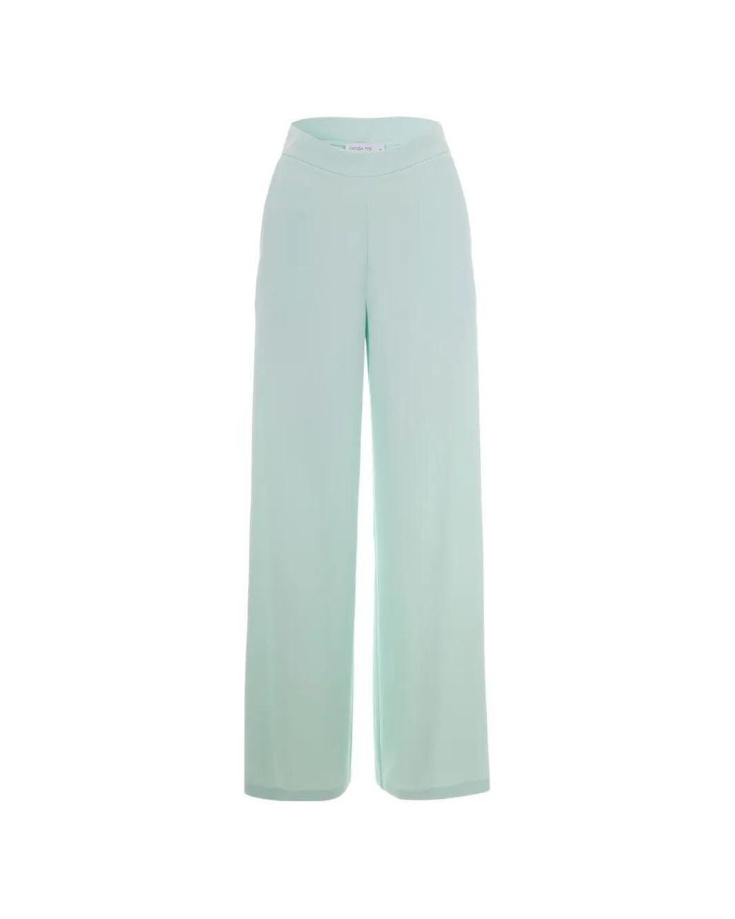 Patrizia Pepe Blue Wide-Leg Trousers