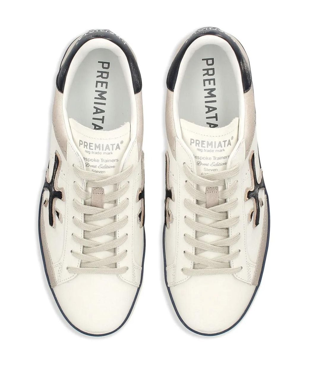 Premiata White Steven Sneakers for men