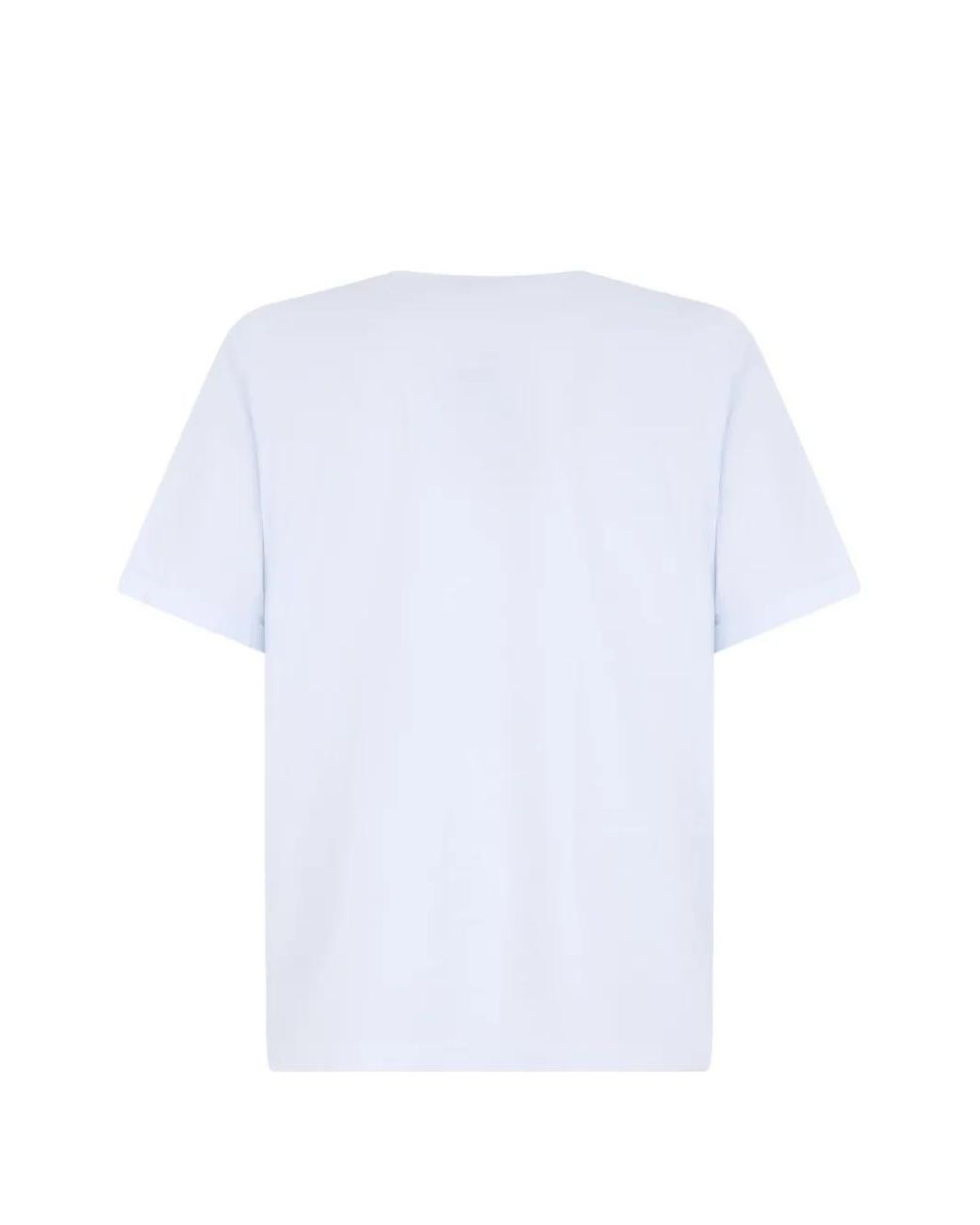 Roberto Cavalli White T-Shirt À Logo Imprimé for men