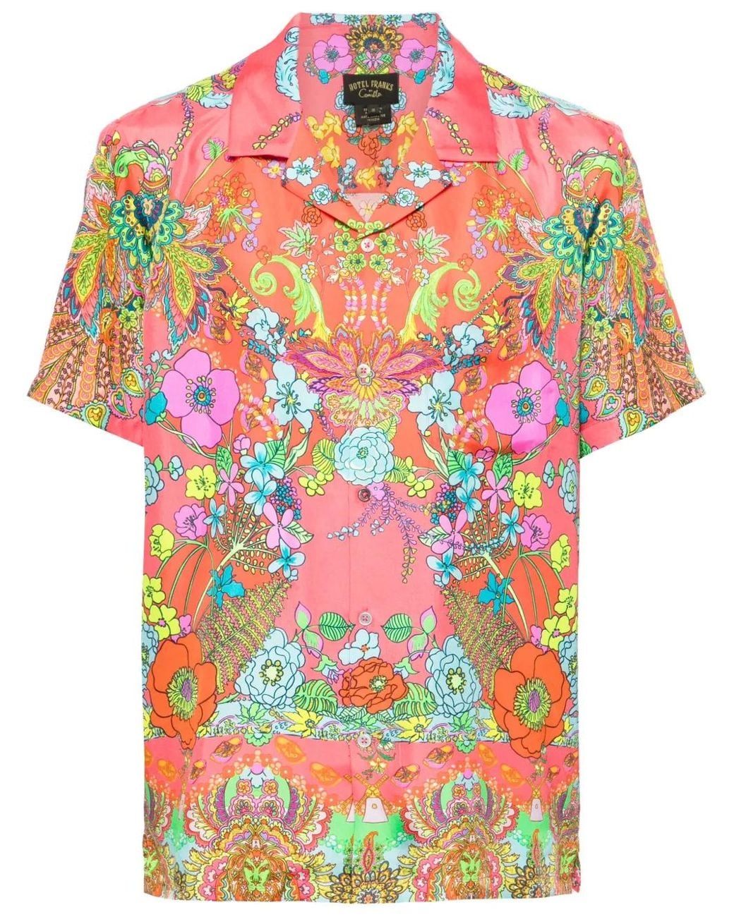 Camilla Pink Windmills And Wildflowers Shirt for men