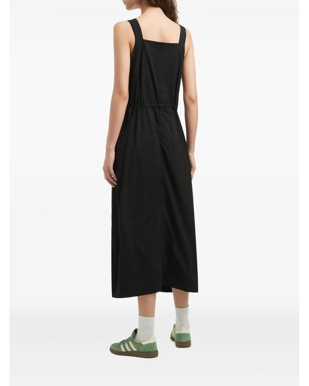 Chocoolate Black Drawstring Dress