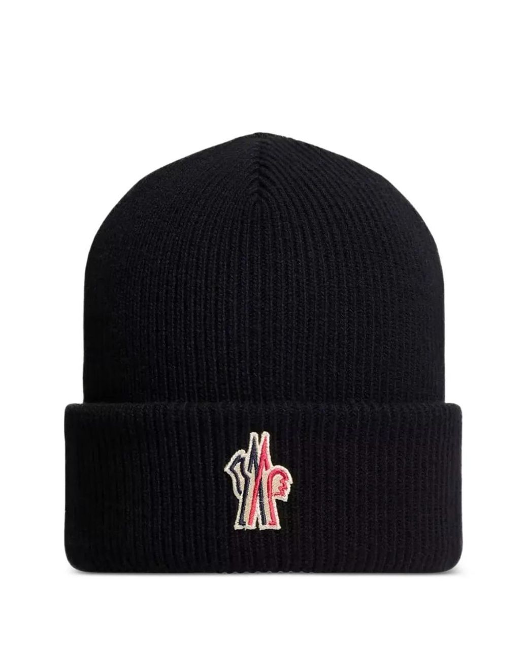 Moncler Blue Mütze Mit Logo