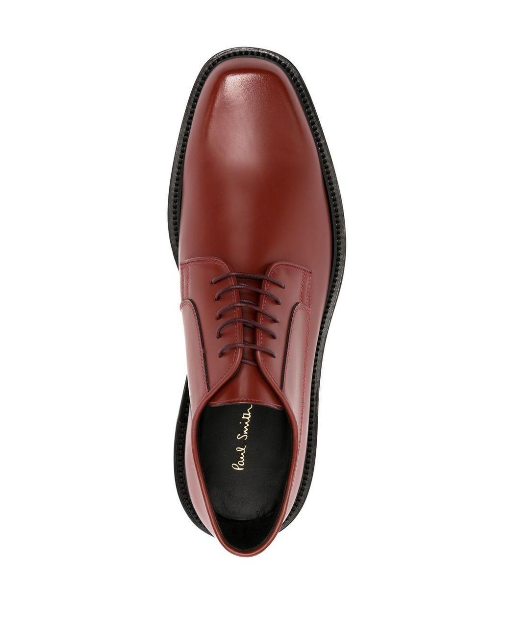 Paul Smith Lace-up Fastening Derby Shoes in Red for Men | Lyst