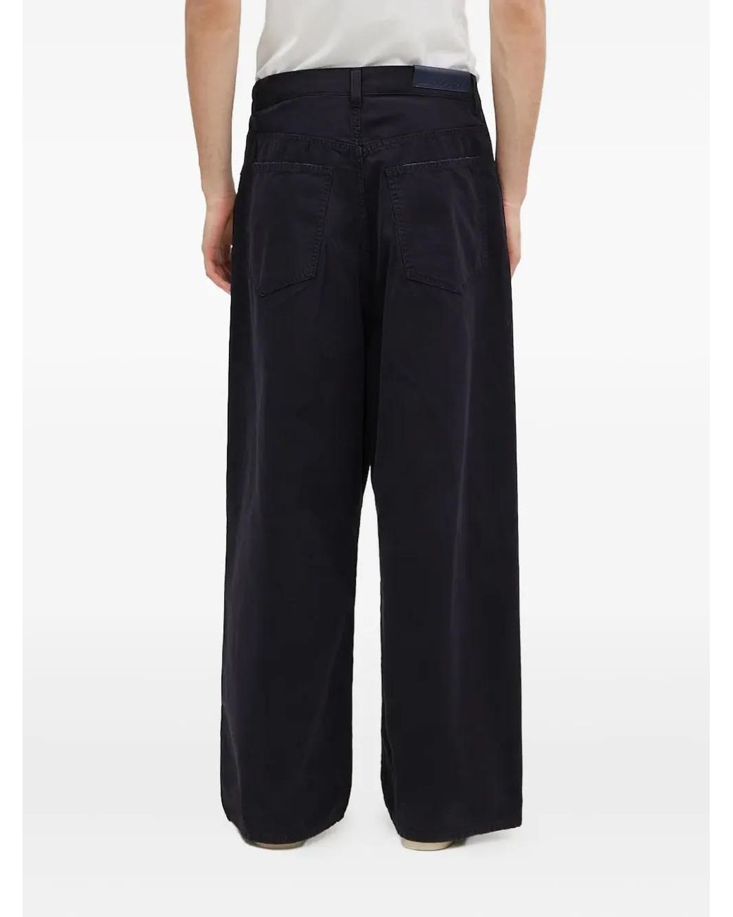 DARKPARK Black Cotton Trousers for men