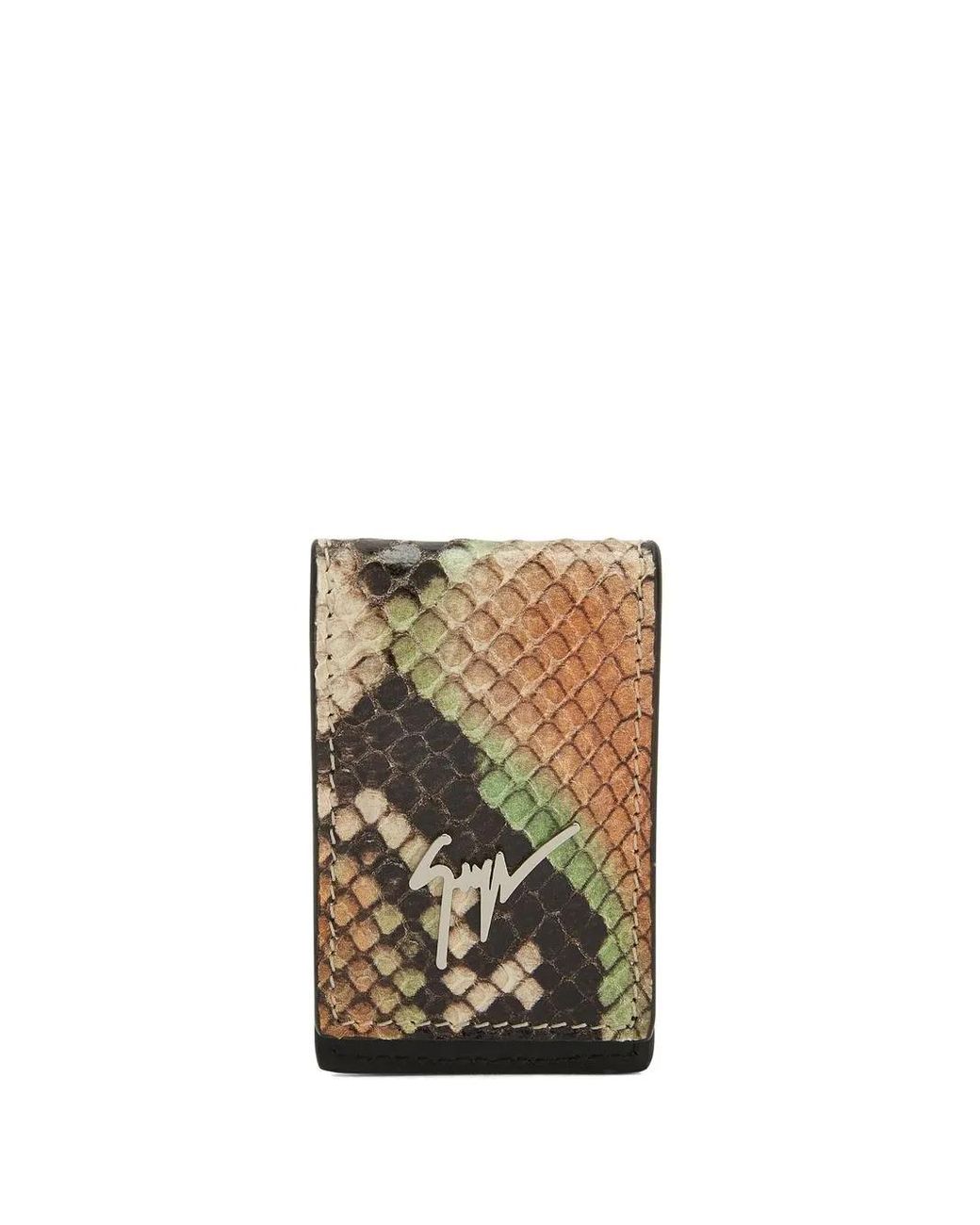 Giuseppe Zanotti White Albert Card Holder for men