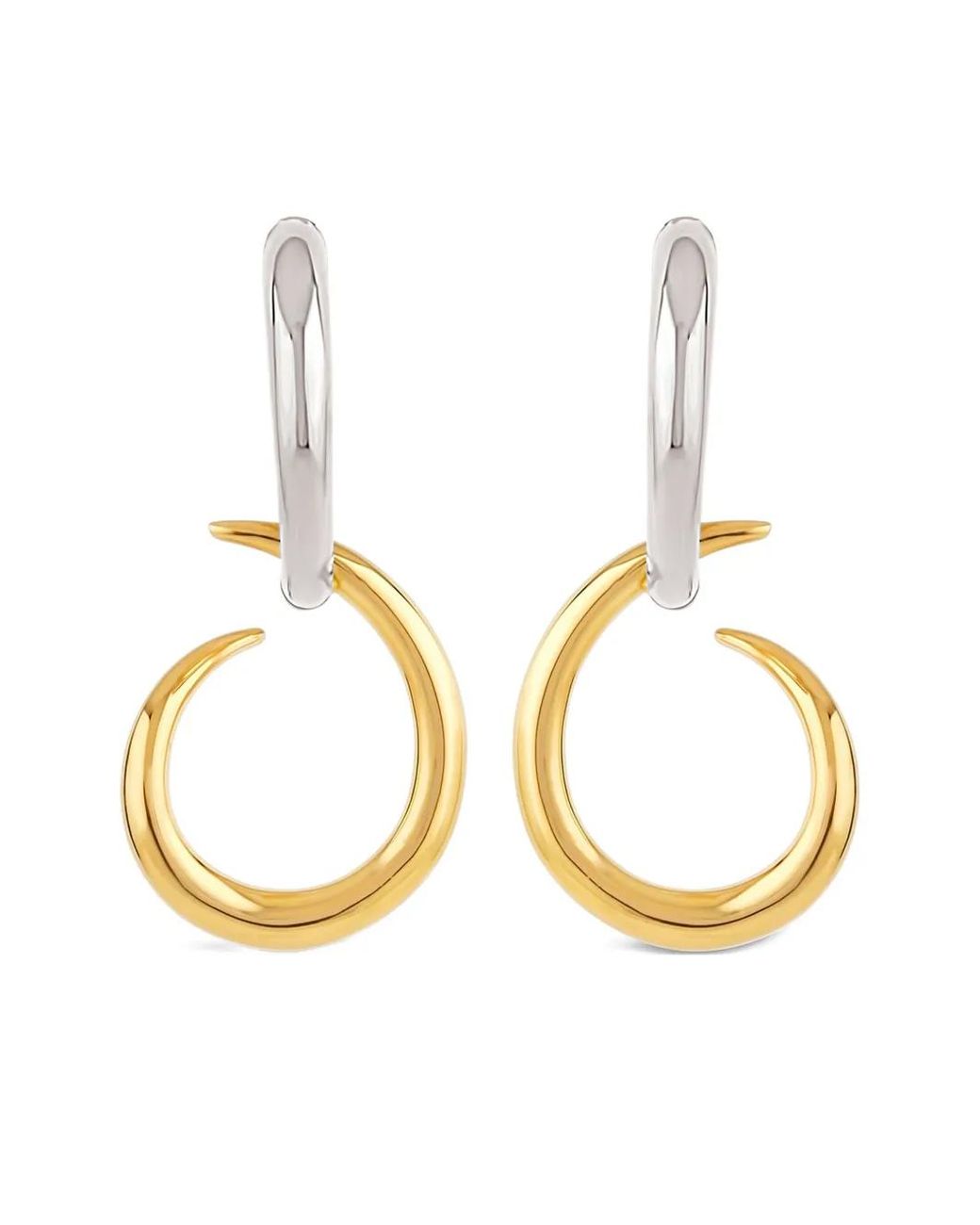Dinny Hall Metallic Toro Drop Hoops