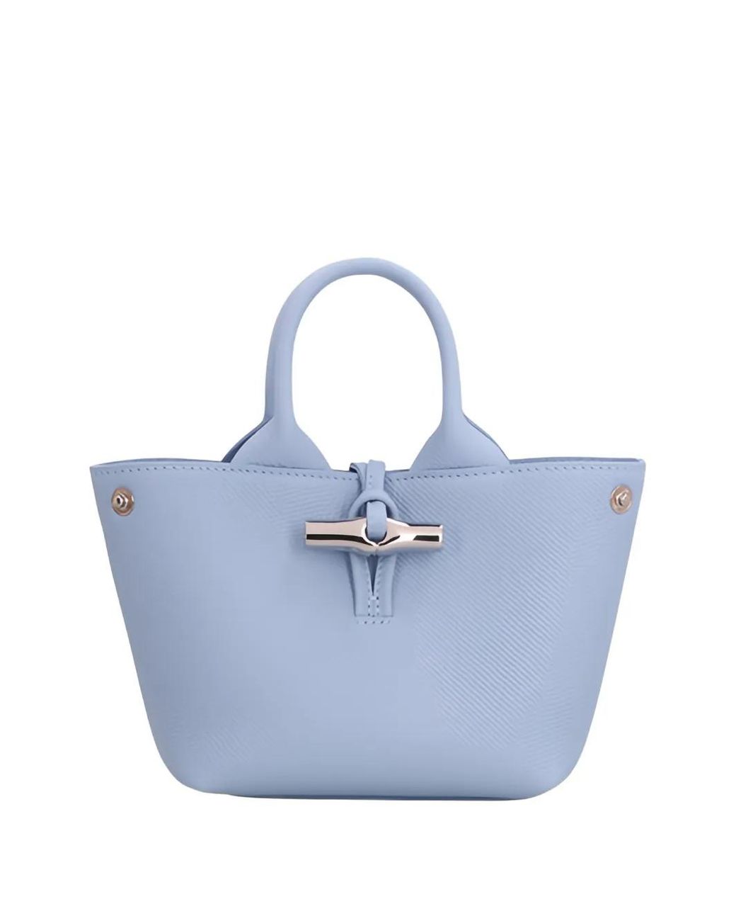 Longchamp Blue Large Le Roseau Tote Bag