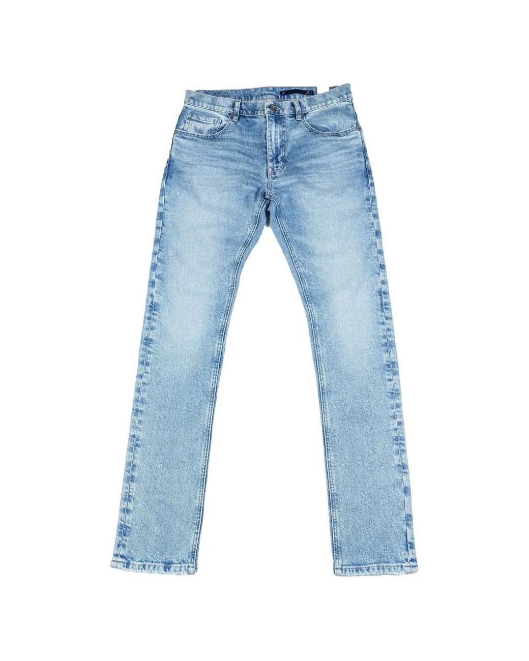 Jude Denim Blue Axe Slim-Cut Jeans for men