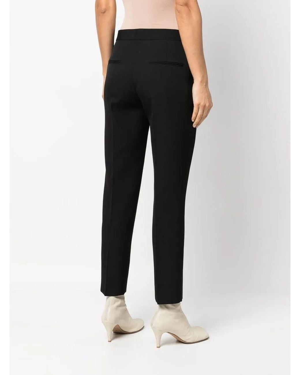 Jil Sander Straight Broek in het Black