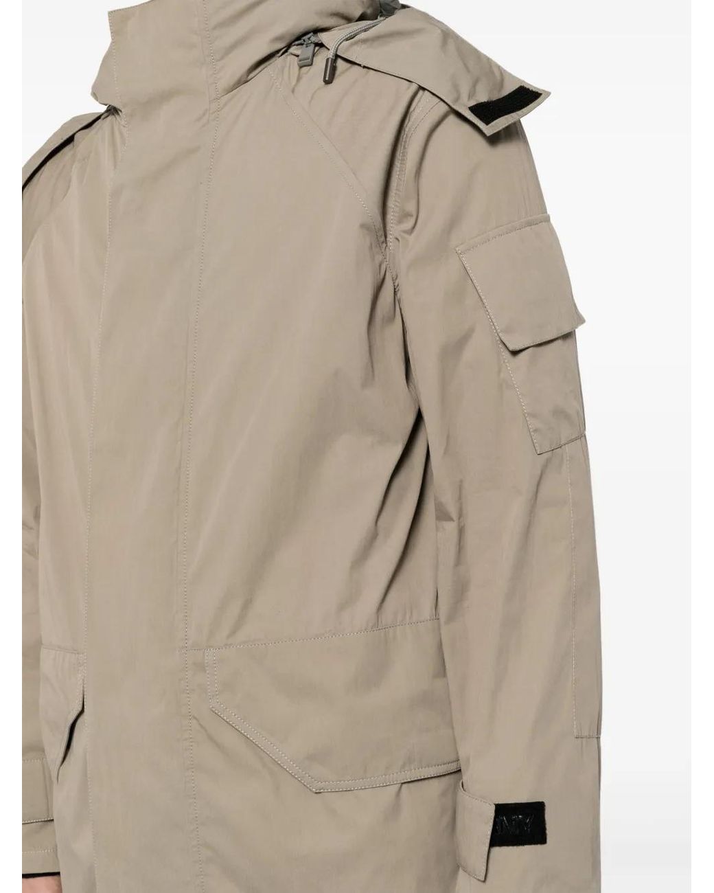 Yves Salomon Natural Reversible Hooded Parka for men
