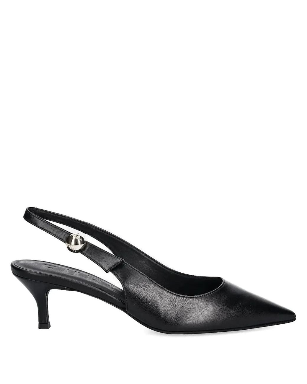 Furla Black Slingback Pointed-Toe Heeled Pumps