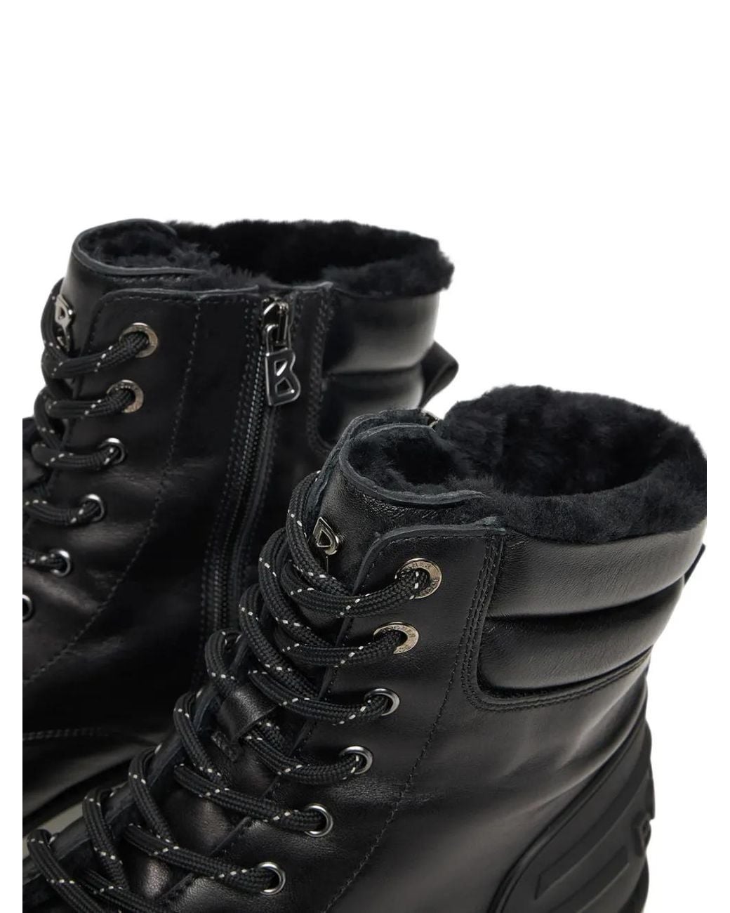 Bogner Black Courchevel 32 Lace-Up Boots for men