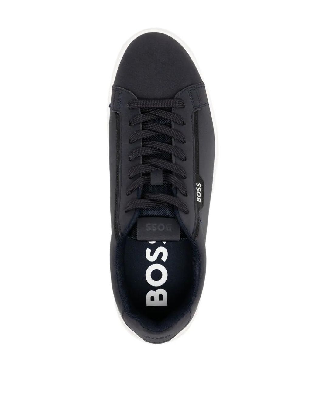 Boss Black Logo-Print Sneakers for men