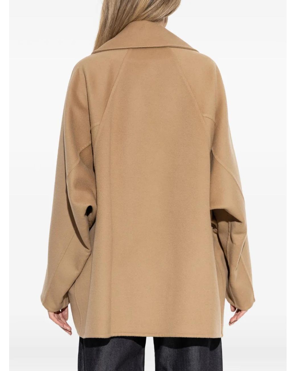 Loewe Natural Double-Breasted Button Coat