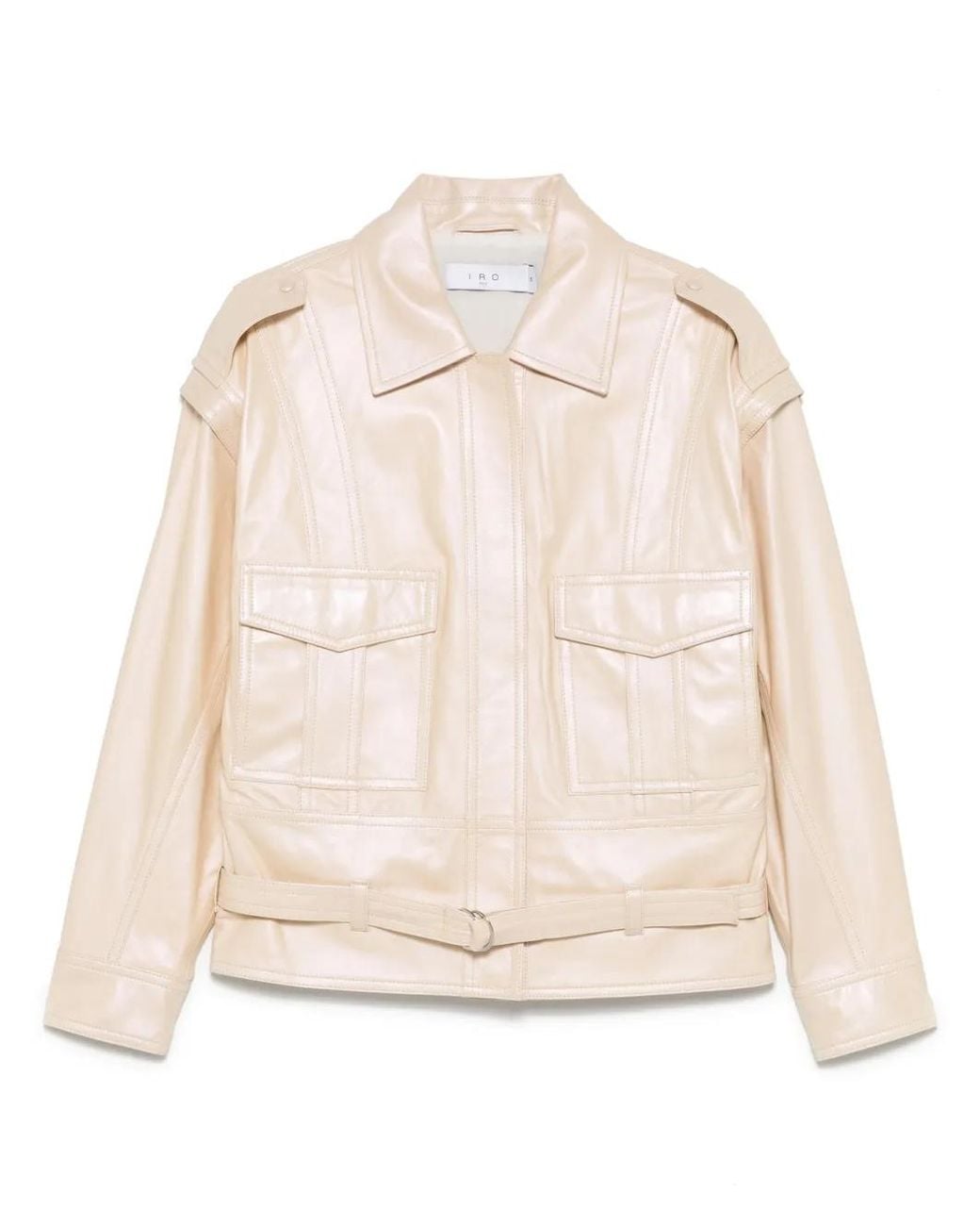 IRO Natural Leather Biker Jacket
